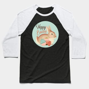 Happy Easter. Cute easter bunny. Rabbit loaf. Baseball T-Shirt